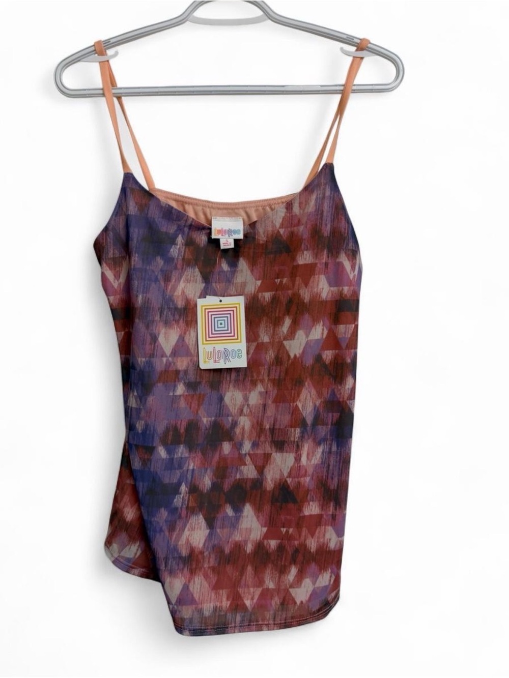 LuLaRoe Women's Multi-Color Triangle Print Cami Tank